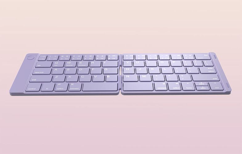 Set Wireless foldable Keyboard Delux KF10 and mouse MF10PRO, Delux KF10+MF10PRO PU