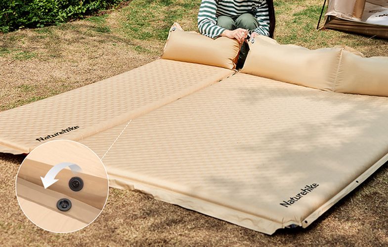 Naturehike Automatic 2-man Inflatable Mattress with Pillow D01 CNK2300DZ014, Naturehike CNK2300DZ014