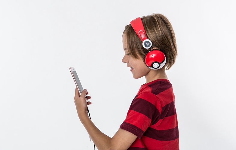 Wired headphones for Kids OTL Pokemon Pokeball Dome (red), OTL PK0445