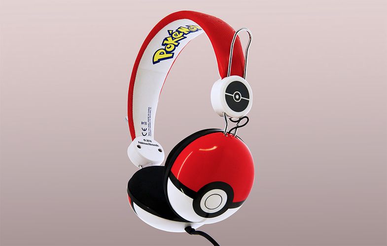 Wired headphones for Kids OTL Pokemon Pokeball Dome (red), OTL PK0445