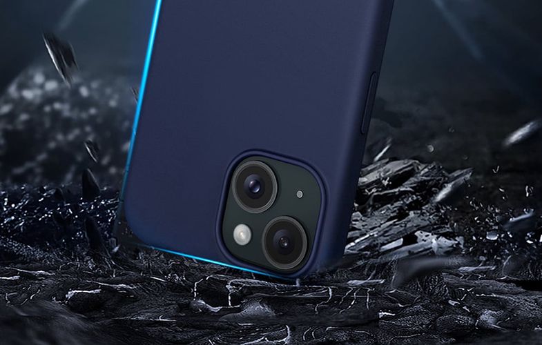 Aukey PC-GJ10B case for iPhone 15 Plus (storm blue), Aukey PC-GJ10B Storm Blue