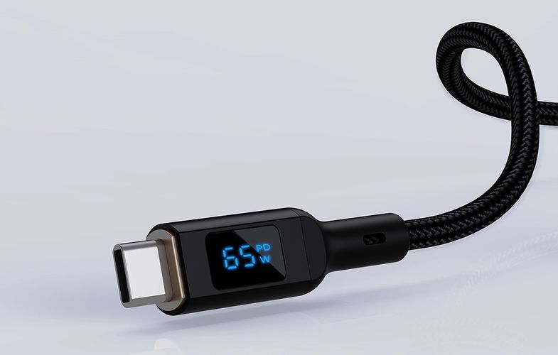 USB-C to USB-C Cable Aukey CB-MCC102, 100W, 1.8m (black), Aukey CB-MCC102 Black