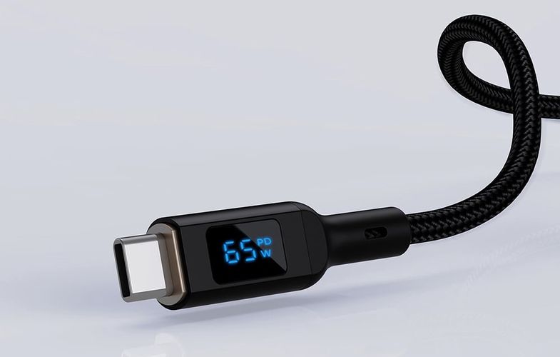 USB-C to USB-C Cable Aukey CB-MCC101, 100W, 1m (black), Aukey CB-MCC101 Black