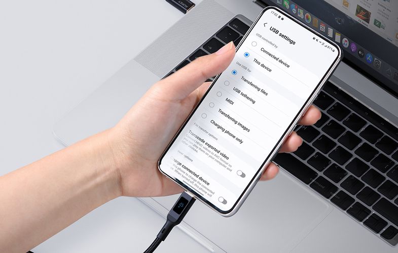 USB-C to USB-C Cable Aukey CB-MCC101, 100W, 1m (black), Aukey CB-MCC101 Black