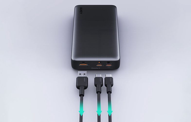 Powerbank Aukey PB-Y42,  20000mAh, 30W PD (black), Aukey PB-Y42