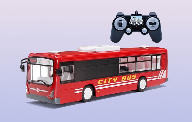 Remote-controlled city bus 1:20 Double Eagle (red)  E635-003, Double Eagle E635-003red