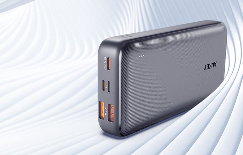 Powerbank Aukey PB-N74S, 20000mAh, 20W PD, 22,5W SCP (black), Aukey PB-N74S