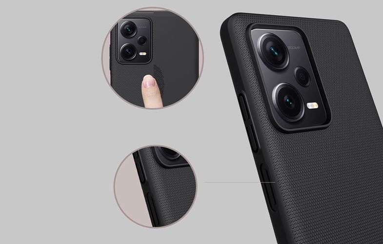Case Nillkin Super Frosted Shield Pro for Xiaomi Redmi Note 12 Pro+ 5G (black), Nillkin 6902048260481