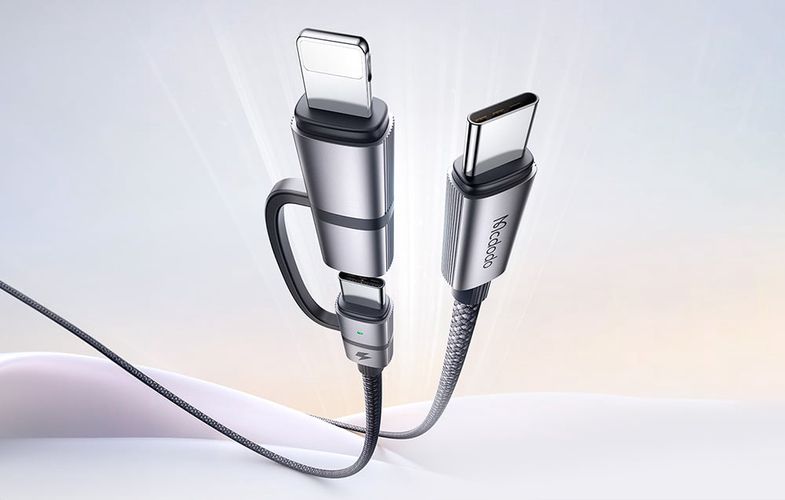 Mcdodo 2in1 cable CA-0450 USB-C to USB-C + Lightning, 1.2 m, Mcdodo CA-0450