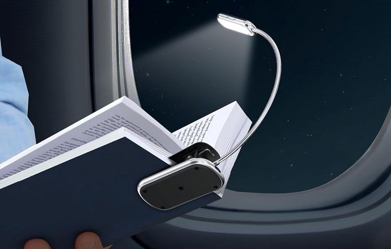 Wireless lamp Posh Premium Glocusent GLCSNTA2001 book light, USB-C 1000mAh timer Black, Glocusent GLCSNTA2001