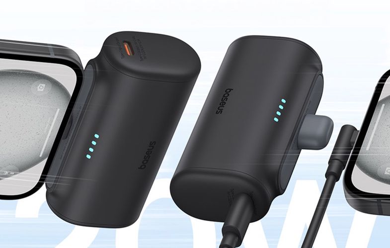 Powerbank OS-Baseus Compact IP 5000mAh 20W (black), Baseus P10068307113-00