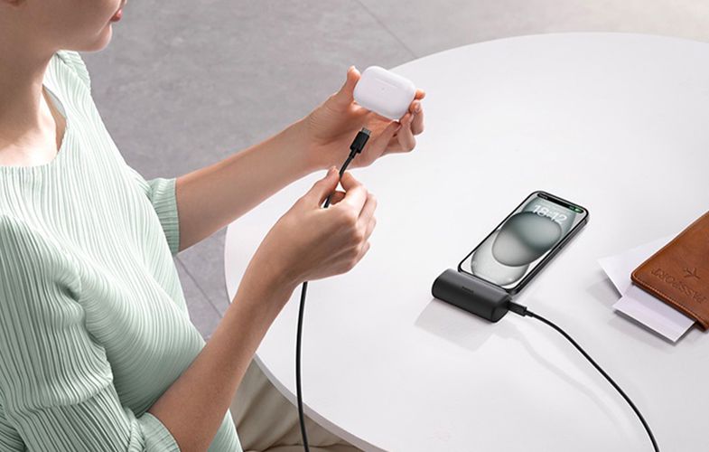 Powerbank OS-Baseus Compact IP 5000mAh 20W (black), Baseus P10068307113-00