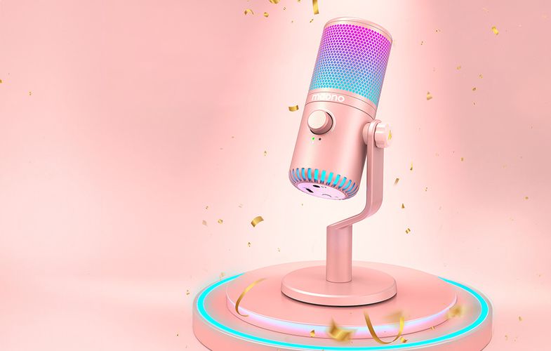 Maono DM30RGB Microphone Pink, Maono DM30RGB Pink