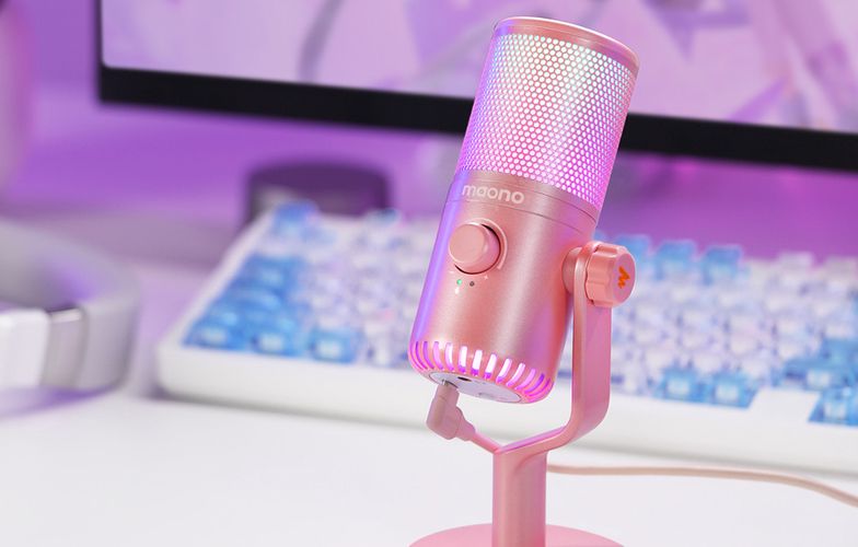 Maono DM30RGB Microphone Pink, Maono DM30RGB Pink