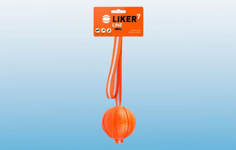 Ball on a rope for puppies and small dogs Liker Line 7 Waudog, Waudog 6287