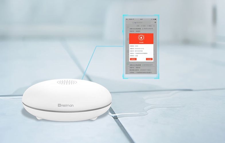 Heiman WS2WL Tuya WiFi smart flood sensor, Heiman WS2WL