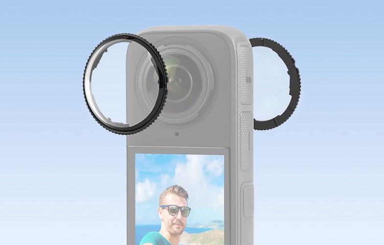 Optical glass lens cover PULUZ for Insta360 X4, Puluz PU988T