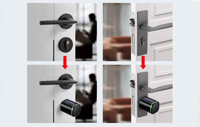 Avatto SDL-S1-S90 90mm Silver digital lock cylinder, AVATTO SDL-S1-S90