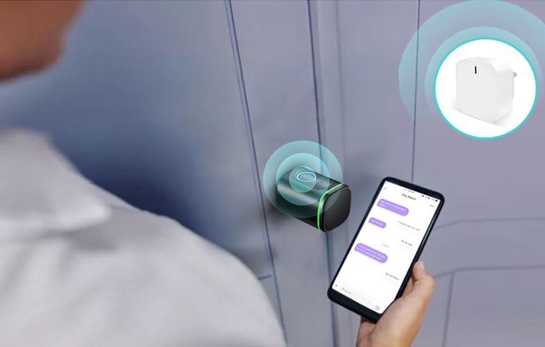 Avatto SDL-S1-S90 90mm Silver digital lock cylinder, AVATTO SDL-S1-S90