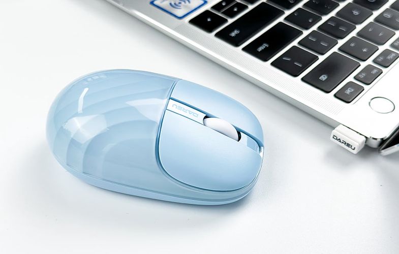 Dareu LM135D Wireless Mouse Blue, Dareu LM 135D