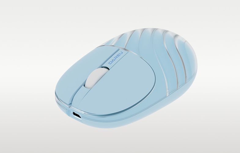 Dareu LM135D Wireless Mouse Blue, Dareu LM 135D