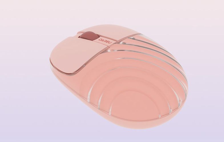 Dareu LM135D Wireless Mouse Pink, Dareu LM 135 D