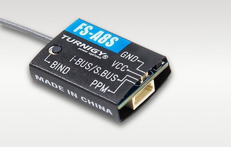 FlySky FS-A8S receiver, 8 channels AFHDS 2A, FlySky FS-A8S