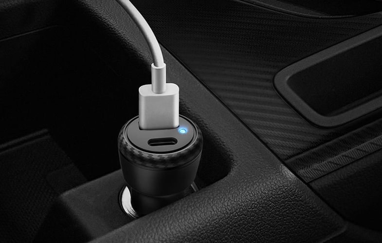 Mcdodo CC-5970 car charger, USB + USB-C 38W (black), Mcdodo CC-5970