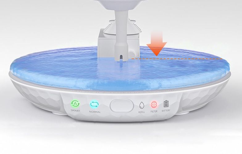 Smart Water Fountain for pets Petsuper PW01 1,8L (white), Petsuper PW01