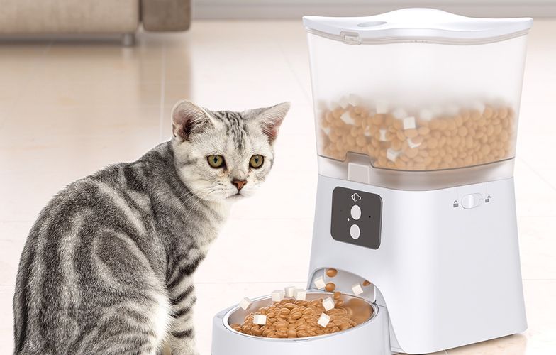 Smart food dispenser Petsuper PF02-2 WiFi 3L (white), Petsuper PF02-2