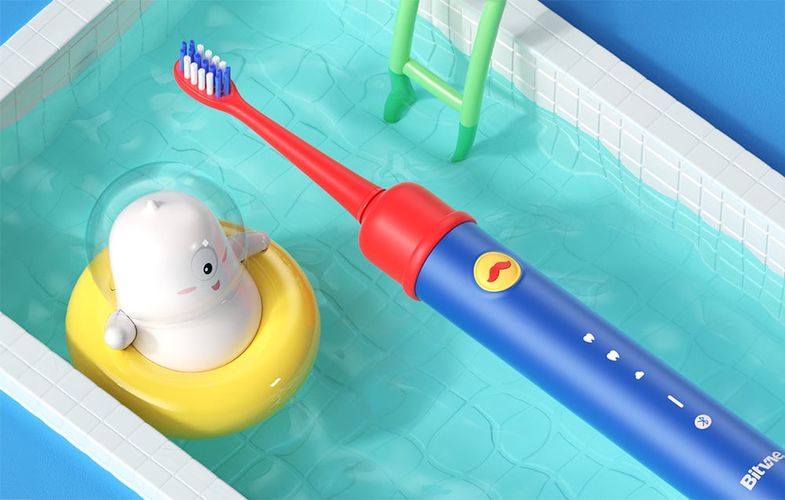 Sonic toothbrush for kids with app and tip set Bitvae BVK7S (blue), Bitvae K7S blue