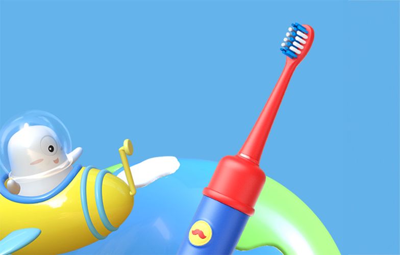 Sonic toothbrush for kids with app and tip set Bitvae BVK7S (blue), Bitvae K7S blue