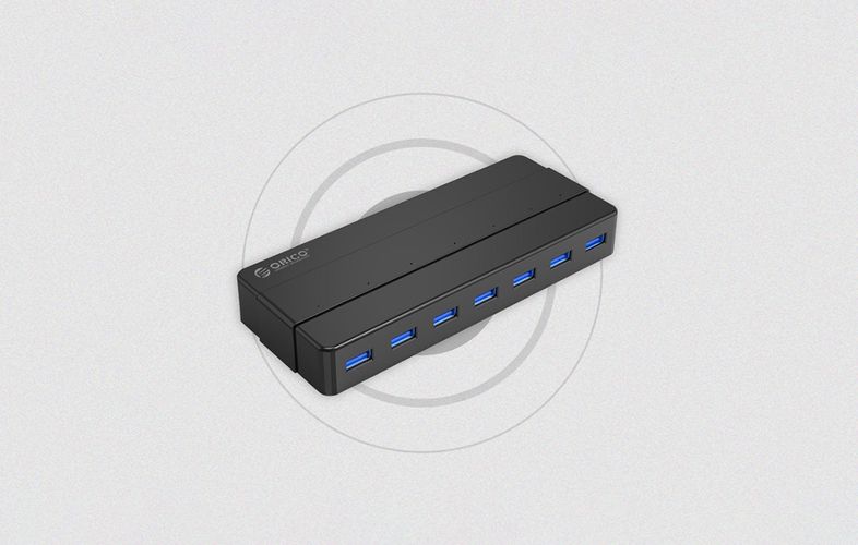 Orico Hub 7xUSB 3.0 (black), Orico H7928-U3-V1-EUBKBPIP