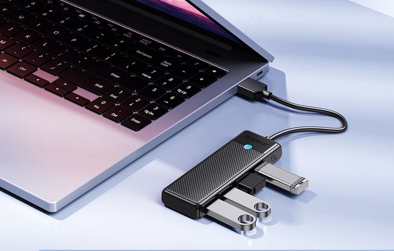 Orico Hub USB-A to 4xUSB-A 3.0 - black, Orico PAPW4A-U3-015-BKEPIP