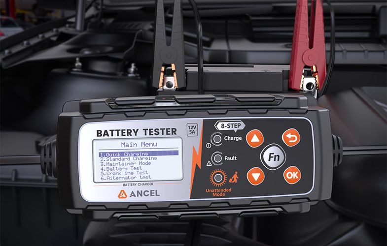 2in1 Battery Tester and Charger Ancel BT521, Ancel BT521