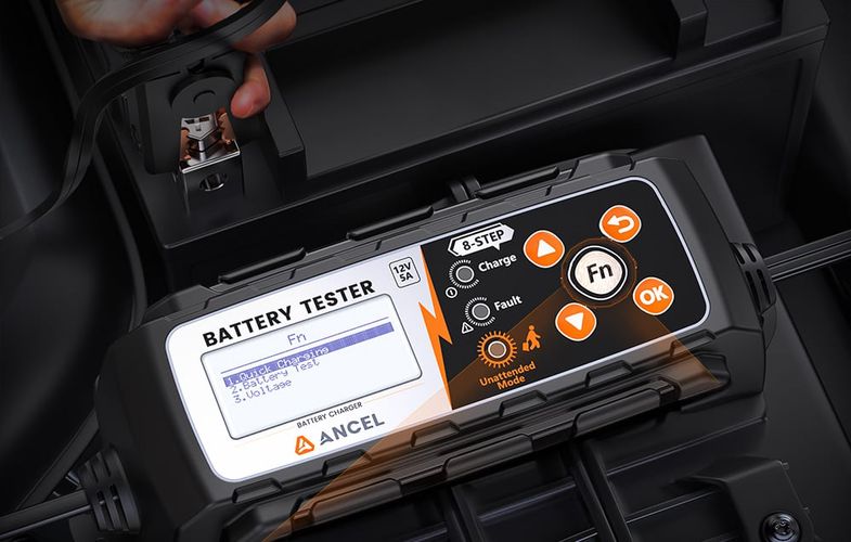 2in1 Battery Tester and Charger Ancel BT521, Ancel BT521