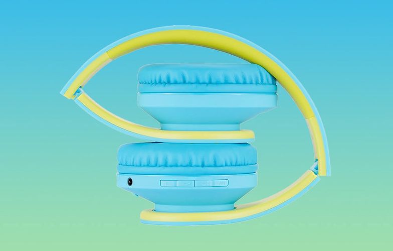 Wireless Headphones for kids PowerLocus P2 (blue-green), PowerLocus pwl-p2kids-bluegreen