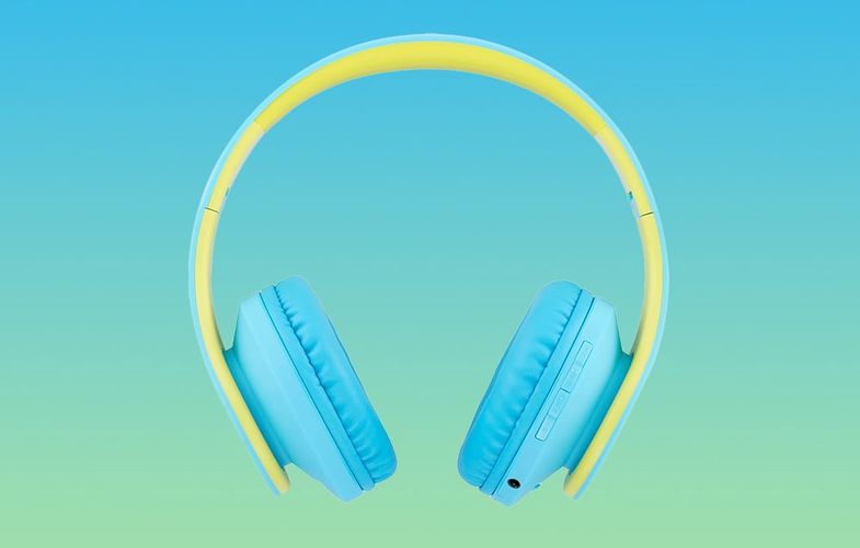 Wireless Headphones for kids PowerLocus P2 (blue-green), PowerLocus pwl-p2kids-bluegreen