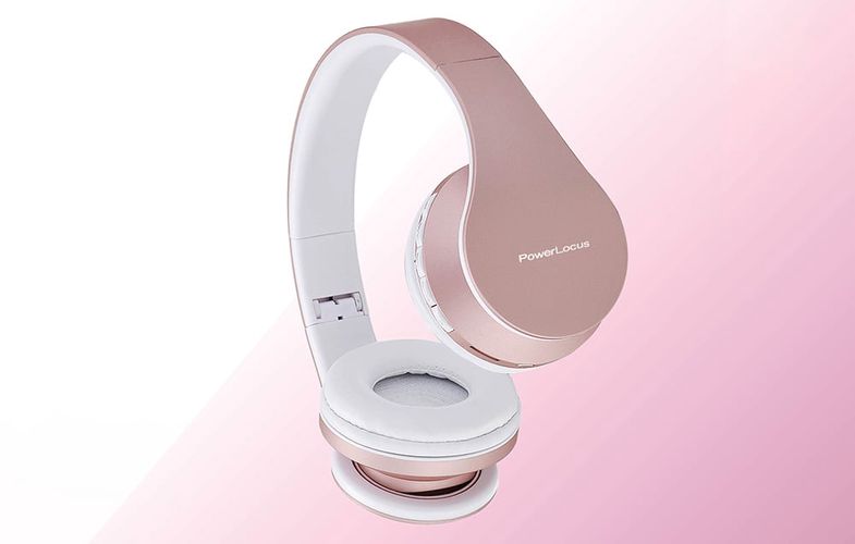 PowerLocus P1 wireless headphones (rose gold), PowerLocus pwl-p1-rosegold