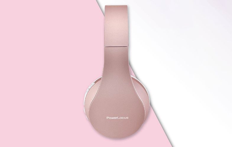 PowerLocus P1 wireless headphones (rose gold), PowerLocus pwl-p1-rosegold