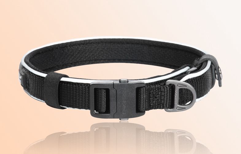 Reflective collar Dogness size XL (Black), Dogness Reflective XL BLACK