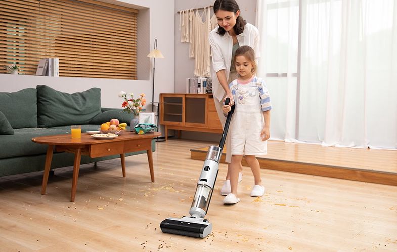 Jonr ED12 cordless mop upright vacuum cleaner, JONR ED12WH