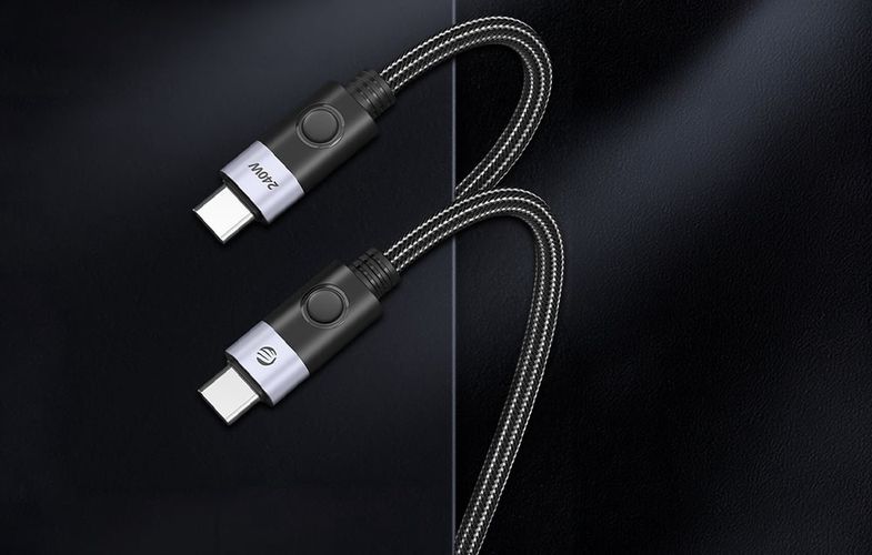 Orico 240W USB-C to USB-C charging cable, 1 m (black), Orico CC240-40-10-BK-BP