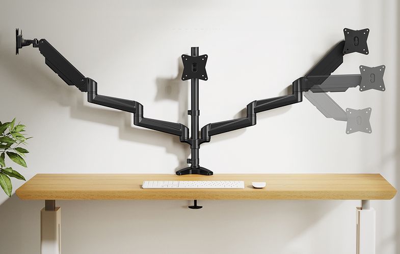 Triple monitor mount 17-32" Huanuo HNTS3B-UK, Huanuo HNTS3B-UK