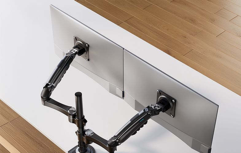 Huanuo HNDS8 double monitor mount 13-32", Huanuo HNDS8