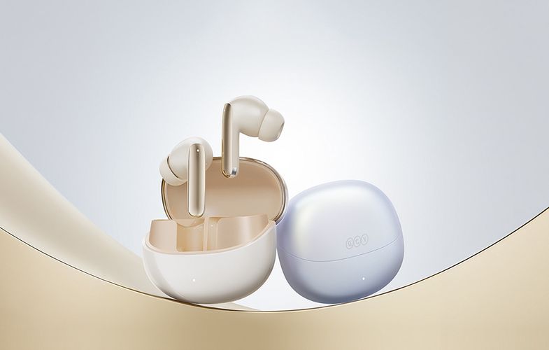 TWS QCY MeloBuds Pro HT08 Headphones, ANC (white), QCY HT08 white