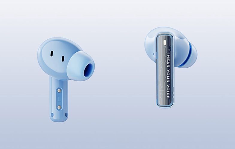 TWS QCY MeloBuds Neo T31 Headphones (blue), QCY T31 blue