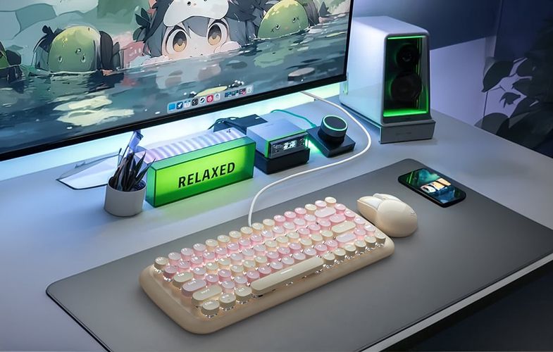 MOFII Candy M wired mechanical keyboard (cream), MOFII SK-645 Candy New Cre