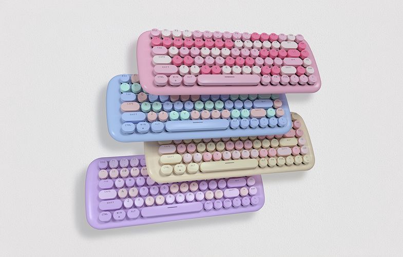 MOFII Candy M Wired Keyboard (Purple), MOFII SK-645 Candy New Pur