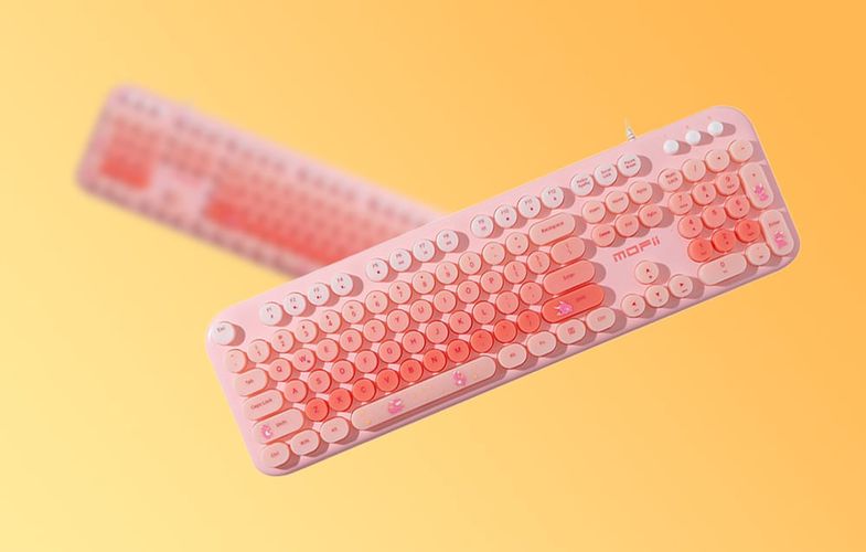 MOFII wired keyboard with backlight Love Me (Pink), MOFII Love Me Wired SK-693